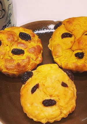 カボチャと柚子とクリームチーズのマフィン-レシピのメイン写真