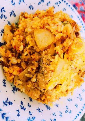 味付いらず!簡単キムチチーズ炒飯-レシピのメイン写真