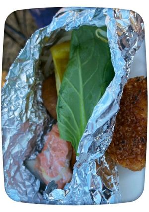 鮭と野菜のホイル包み焼き-レシピのメイン写真