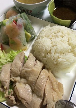 お肉がプリプリ！カオマンガイ-レシピのメイン写真