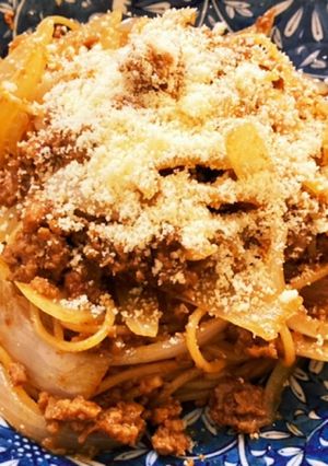 【時短】冷凍ハンバーグでミートソース！-レシピのメイン写真