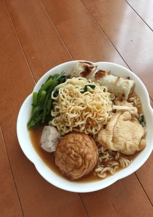 主食になる、簡単インスタントラーメン-レシピのメイン写真