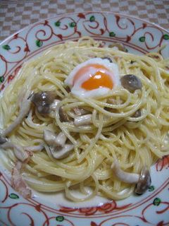 温泉玉子のカルボラーナ-レシピのメイン写真