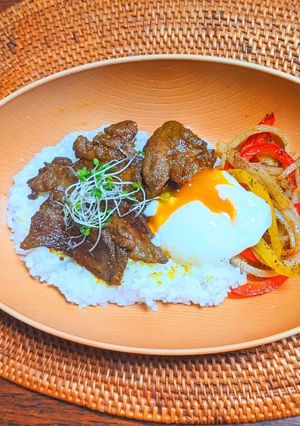 牛タンのスパイシー丼-レシピのメイン写真