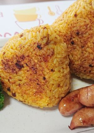 簡単焼きカレーおにぎり♪-レシピのメイン写真