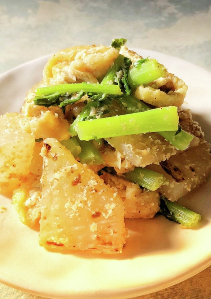 大根と大根の葉の炒め煮-レシピのメイン写真