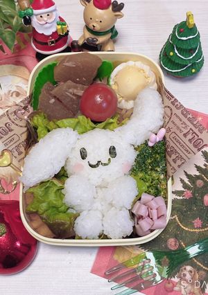 シナモロールクリスマス弁当✨-レシピのメイン写真