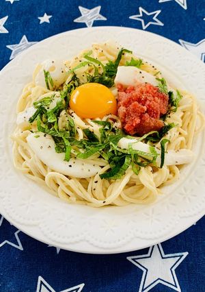 Tくん大好き★明太クリームスパゲッティ☆-レシピのメイン写真