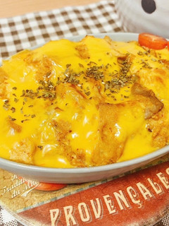 オートミールと厚揚げ、鶏キムチのグラタン-レシピのメイン写真