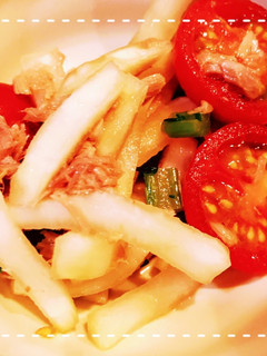 混ぜるだけ簡単!大根とミニトマトのサラダ-レシピのメイン写真