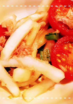 混ぜるだけ簡単!大根とミニトマトのサラダ-レシピのメイン写真