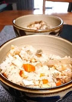 鶏肉とゴボウの炊き込みご飯-レシピのメイン写真