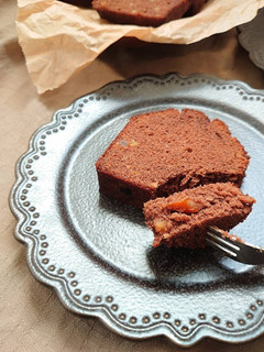 しっとりふんわりココアとオレンジのケーキ-レシピのメイン写真