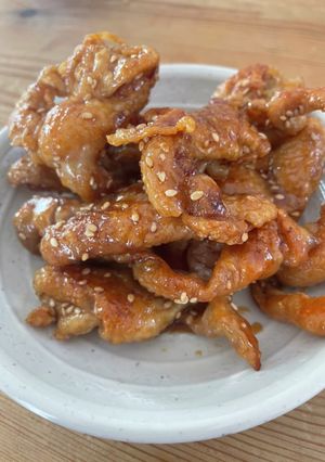 うんまっ　週末の男の料理　鶏皮の甘辛-レシピのメイン写真