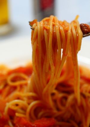 トマトソースのスパゲッティ-レシピのメイン写真