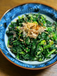 簡単♪ちぢみほうれん草のマヨポン和え-レシピのメイン写真