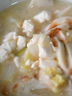 あたたまる「ちくわと煎り豆腐のネギ汁」-レシピのメイン写真