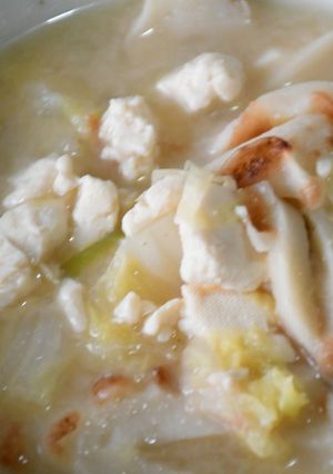 あたたまる「ちくわと煎り豆腐のネギ汁」-レシピのメイン写真