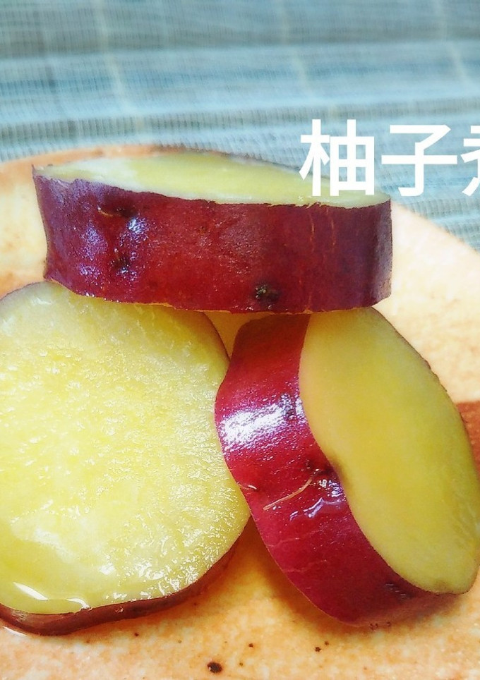 エコ　さつま芋柚子煮（絞り後の柚子使用）-レシピのメイン写真