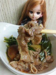リカちゃん♡しゃぶしゃぶすき焼き風♪-レシピのメイン写真