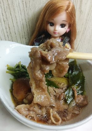 リカちゃん♡しゃぶしゃぶすき焼き風♪-レシピのメイン写真