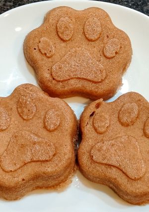 ホットケーキミックスで肉球蒸しパン-レシピのメイン写真