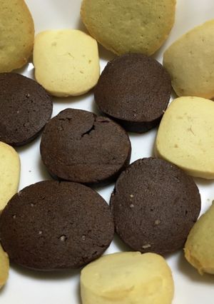 3色アイスボックスクッキー-レシピのメイン写真