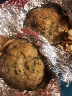 しいたけ肉詰めのホイル焼き-レシピのメイン写真