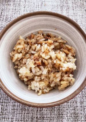 いわしの味噌煮缶で作る簡単炊き込みご飯風-レシピのメイン写真