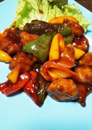 豚バラで酢豚風～あるもので作ろう～-レシピのメイン写真