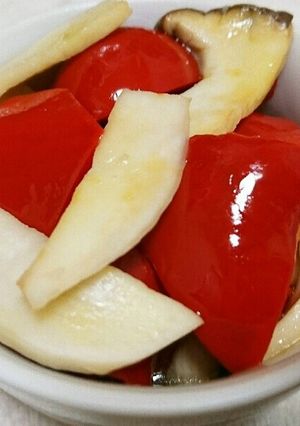パプリカとエリンギのレンジマリネ-レシピのメイン写真