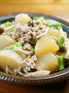 大根と鶏ひき肉の煮込み-レシピのメイン写真
