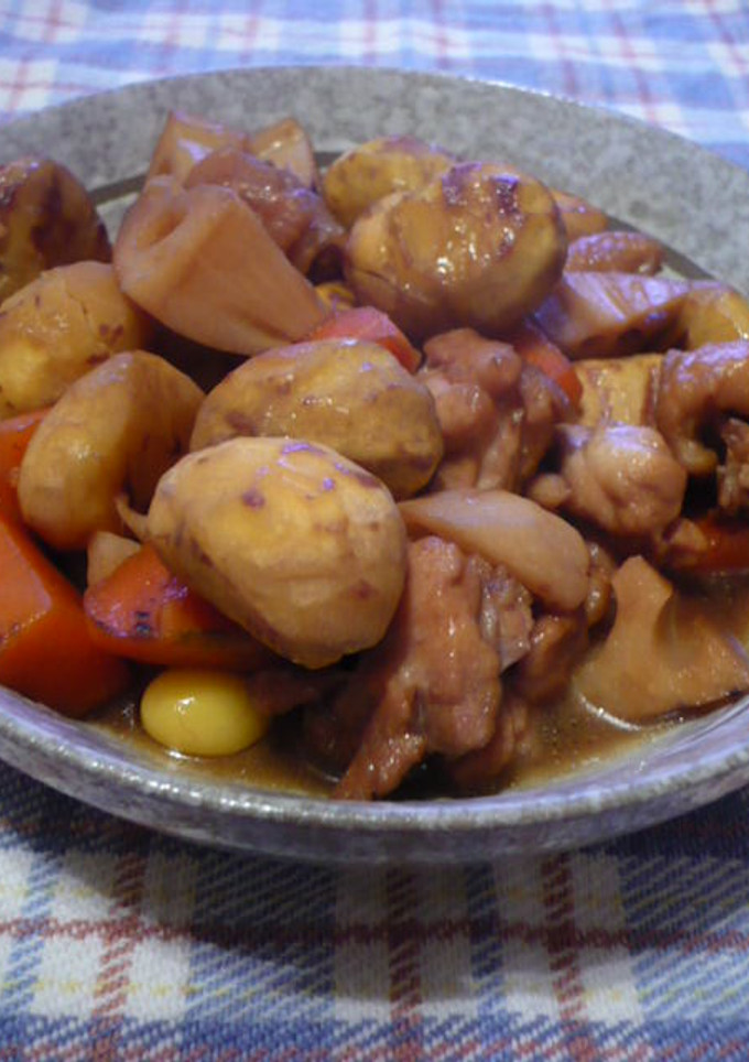 栗と鶏肉の煮物☆-レシピのメイン写真
