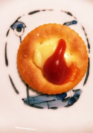 ルヴァンプライムのチーズケチャップがけ-レシピのメイン写真