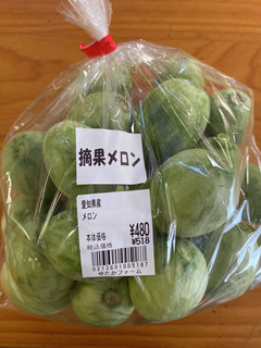 日本酒でお漬け物(摘果メロン)-レシピのメイン写真