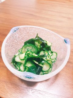 きゅうりとわかめの酢の物-レシピのメイン写真