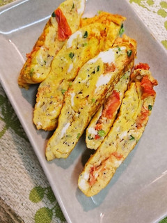 トマトしらすオムレツ-レシピのメイン写真