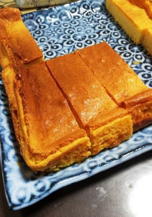 冬至スイーツ♡かぼちゃのチーズケーキ-レシピのメイン写真