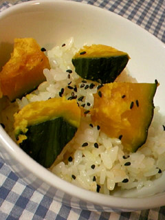 かぼちゃご飯♪-レシピのメイン写真