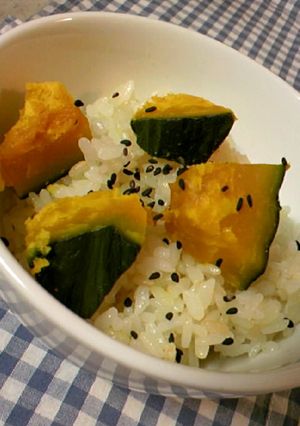 かぼちゃご飯♪-レシピのメイン写真