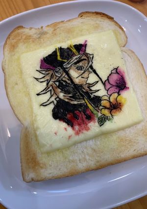 鬼滅　キャラ弁　オブアート　童磨-レシピのメイン写真