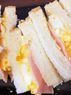 たまごとハムのサンドイッチ-レシピのメイン写真