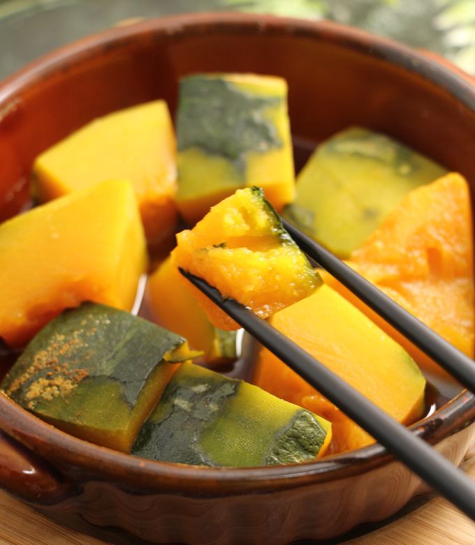 レンジで簡単6分！かぼちゃの煮物-レシピのメイン写真