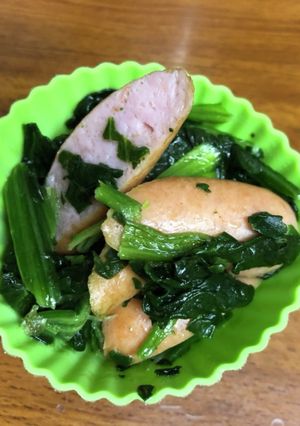 冷凍ほうれんそうとウインナーでパッと副菜-レシピのメイン写真