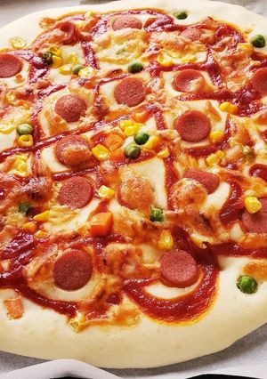 こねずに簡単☆らくらくピザ-レシピのメイン写真