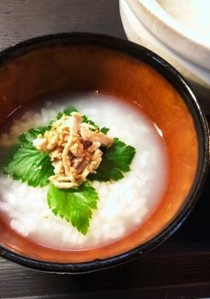 お粥を米から鶏ササミでササっと30分♪-レシピのメイン写真