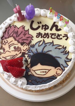 【保存用】誕生日キャラケーキ-レシピのメイン写真