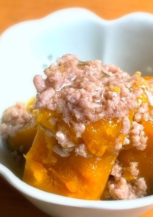 冬至に食べたい、かぼちゃのそぼろあんかけ-レシピのメイン写真