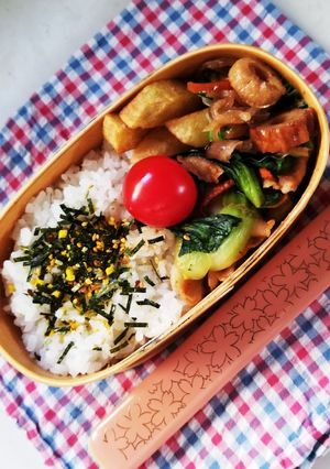 野菜炒め弁当(12.21)-レシピのメイン写真