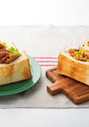 バターしょうゆコーンのポケットサンド-レシピのメイン写真